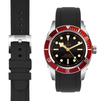 Tudor Black Bay Steel kautschukarmband