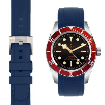 Tudor Black Bay Steel kautschukarmband