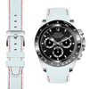 Rolex Daytona white leather watch strap