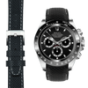 Rolex Daytona black leather watch straps