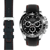 Rolex Daytona black leather watch strap