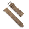 Uhrenarmband aus Leder in Taupe