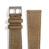 Uhrenarmband aus Leder in Taupe