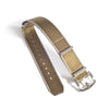 Everest Khaki und graues Nylon Uhrenarmband