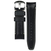 panerai black leather watch strap