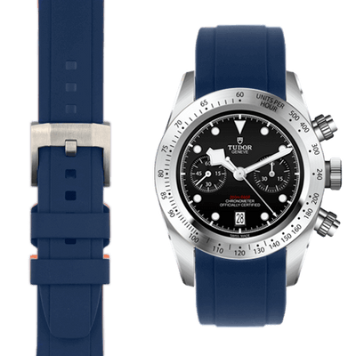 Tudor Black Bay chronograph kautschukarmband