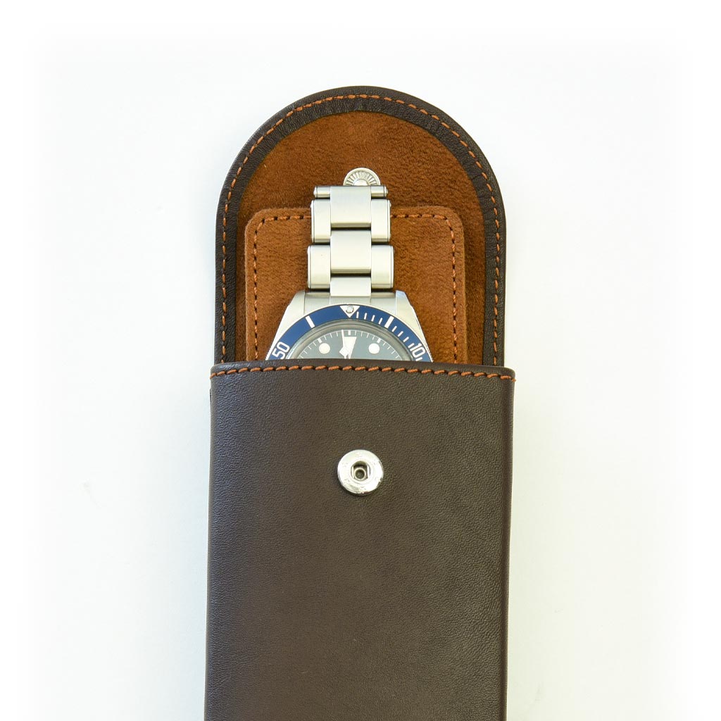 Everest Leder Uhren Etui