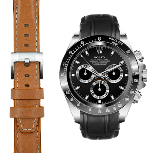 Leather strap for rolex clearance daytona