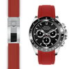 Rolex Daytona red rubber deployant watch band