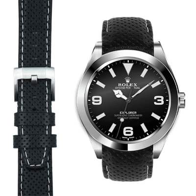 Rolex Explorer lederarmband