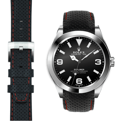 Rolex Explorer lederarmband