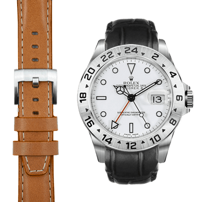 Rolex Explorer lederarmband