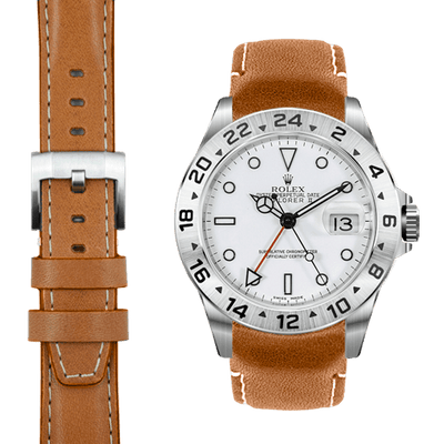 Rolex Explorer lederarmband