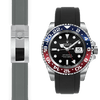 Rolex GMT Ceramic rubber deployant watch strap