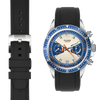 Tudor Heritage chronograph kautschukarmband