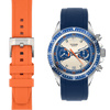 Tudor Heritage chronograph kautschukarmband