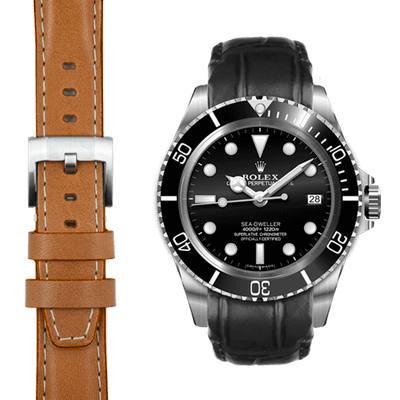 Rolex Sea Dweller lederarmband