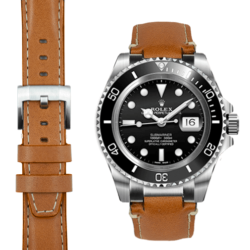 Rolex 16610 new arrivals leather strap