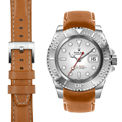 Rolex Yacht Master lederarmband